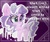 Size: 1900x1600 | Tagged: safe, artist:sugaryumyum, diamond tiara, earth pony, pony, g4, chest fluff, ear fluff, female, filly, lyrics, music notes, sad, signature, singing, solo, the pony i want to be