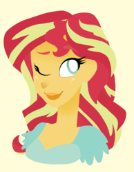 Size: 1768x2276 | Tagged: safe, artist:princess-madeleine, sunset shimmer, equestria girls, g4, female, lineless, solo