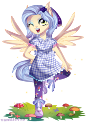 Size: 1600x2267 | Tagged: safe, artist:spookyle, oc, oc only, oc:fayette, equestria girls, g4, ponied up, solo