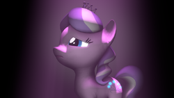Size: 1920x1080 | Tagged: safe, artist:sugarcube-cake, diamond tiara, crusaders of the lost mark, g4, 3d, female, glowing cutie mark, scene interpretation, solo, the pony i want to be