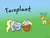 Size: 1717x1293 | Tagged: safe, artist:mr-1, carrot top, derpy hooves, golden harvest, pegasus, pony, g4, faceplant, female, literal, mare, pun