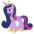 Size: 1024x1024 | Tagged: safe, artist:blah23z, edit, princess cadance, twilight sparkle, alicorn, pony, g4, female, hoof shoes, jewelry, mare, older, peytral, recolor, regalia, simple background, solo, tiara, transparent background, twilight sparkle (alicorn), ultimate twilight