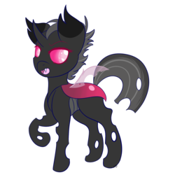 Size: 2000x2000 | Tagged: safe, artist:cinnamonsparx, oc, oc only, oc:fidelity, changeling, female, high res, pink changeling, solo