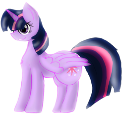 Size: 841x770 | Tagged: safe, artist:plainjan3, twilight sparkle, alicorn, pony, g4, female, mare, solo, twilight sparkle (alicorn)