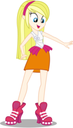 Size: 742x1285 | Tagged: safe, edit, lyra heartstrings, equestria girls, g4, life is a runway, blonde, blondening, human coloration, humanized, natural hair color, realism edits