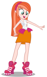 Size: 4000x6535 | Tagged: safe, edit, lyra heartstrings, equestria girls, g4, life is a runway, ginger, human coloration, natural hair color, realism edits