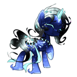 Size: 1024x1024 | Tagged: safe, artist:jojuki-chan, oc, oc only, oc:cosmic wish, original species, pond pony, foal, solo