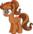 Size: 1260x1325 | Tagged: safe, artist:zacatron94, oc, oc only, oc:vernzo mocha, pegasus, pony, female, mare, ponytail, solo