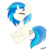 Size: 1024x1044 | Tagged: safe, artist:foxkmint76, dj pon-3, vinyl scratch, pony, g4, female, solo