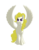 Size: 1496x1920 | Tagged: safe, alternate version, artist:nebulastar985, surprise, pegasus, pony, fanfic:midnight star, g1, background removed, female, mare, mischievous, solo, spread wings