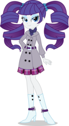 Size: 2744x5000 | Tagged: safe, artist:xebck, rarity, equestria girls, g4, alternate universe, clothes, female, simple background, solo, transparent background, vector