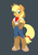 Size: 1923x2737 | Tagged: safe, artist:zeiram0034, applejack, earth pony, anthro, g4, clothes, female, hand on hip, solo, wip