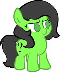 Size: 1725x2070 | Tagged: safe, artist:traditionaldrawfaglvl1, oc, oc only, oc:filly anon, moonstuck, cute, egophiliac-ish, female, filly, simple background, solo, transparent background, vector