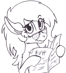 Size: 728x800 | Tagged: safe, artist:traditionaldrawfaglvl1, oc, oc only, oc:filly anon, cute, female, filly, glasses, newspaper