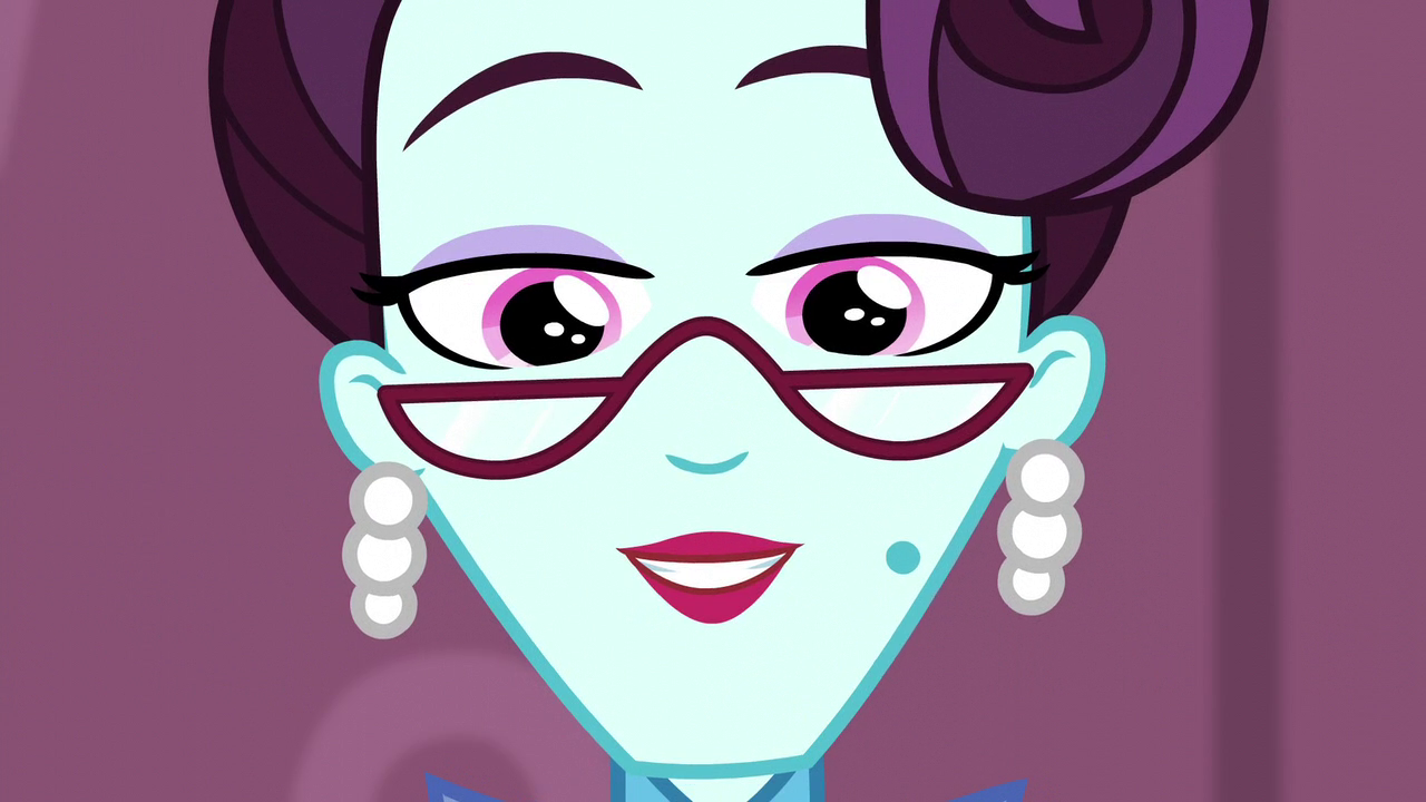 1094812 Safe Screencap Principal Abacus Cinch Equestria Girls