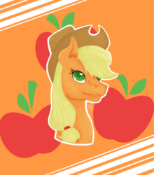 Size: 601x682 | Tagged: safe, artist:risinglikeaphoenix, applejack, g4, female, solo