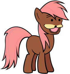 Size: 4356x4578 | Tagged: safe, oc, oc only, earth pony, pony, absurd resolution, meme, ponified, rule 85, simple background, solo, spurdo spärde, transparent background, vector, wat