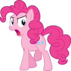 Size: 6989x6989 | Tagged: safe, artist:1apeepa, pinkie pie, g4, .ai available, absurd resolution, angry, female, simple background, solo, transparent background, vector