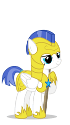 Size: 720x1280 | Tagged: safe, artist:wattenergizer, pegasus, pony, animated, armor, cute, eyes closed, female, guardsmare, helmet, mare, royal guard, simple background, smiling, solo, spear, weapon, white background