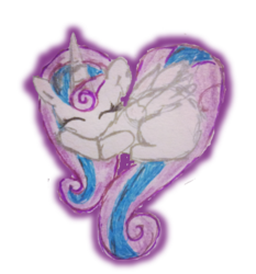 Size: 400x430 | Tagged: safe, artist:thelivingdictionary, princess flurry heart, g4, season 6, female, solo, style emulation