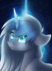 Size: 800x1100 | Tagged: safe, artist:silentwulv, oc, oc only, oc:heavenly light, pony, unicorn, magic, solo