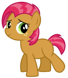 Size: 3500x4000 | Tagged: safe, artist:reginault, babs seed, earth pony, pony, g4, .svg available, female, filly, simple background, solo, transparent background, vector