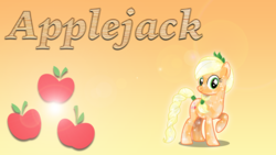 Size: 1920x1080 | Tagged: safe, artist:infinitewarlock, applejack, crystal pony, pony, g4, crystallized, cutie mark, hatless, lens flare, missing accessory, tail wrap, vector, wallpaper