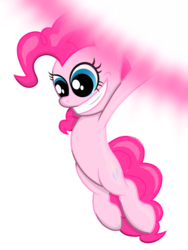 Size: 1536x2048 | Tagged: safe, artist:prismaticstars, pinkie pie, pony, smile hd, g4, female, simple background, solo, spirit bomb, transparent background, vector