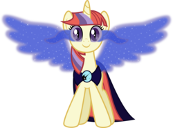 Size: 8823x6531 | Tagged: safe, artist:osipush, moondancer, pony, unicorn, g4, absurd resolution, artificial wings, augmented, corrupted, dark magic, female, magic, magic wings, simple background, solo, sombra eyes, transparent background, vector, wings