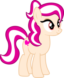 Size: 1000x1228 | Tagged: safe, artist:charity-rose, oc, oc only, oc:raspberry frosting, simple background, solo, transparent background, vector