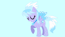 Size: 666x378 | Tagged: safe, artist:sydpeep, cloudchaser, pegasus, pony, g4, female, mare, solo