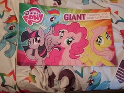 Size: 2592x1944 | Tagged: safe, fluttershy, pinkie pie, rainbow dash, twilight sparkle, alicorn, pony, g4, coloring book, female, mare, merchandise, twilight sparkle (alicorn)