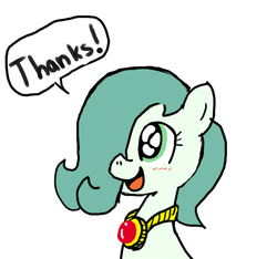 Size: 640x600 | Tagged: safe, artist:ficficponyfic, edit, edited edit, oc, oc only, oc:emerald jewel, earth pony, pony, colt quest, amulet, blushing, child, colt, cute, foal, happy, male, reaction image, smiling, thanks, young