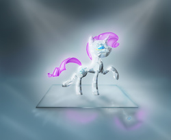 Size: 1980x1614 | Tagged: safe, artist:slamjam, rarity, crystal pony, pony, unicorn, g4, bright, butt stallion, diamond, gem, glass, sapphire, shiny