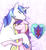 Size: 600x659 | Tagged: safe, artist:cryptated, princess cadance, shining armor, g4, female, male, ship:shiningcadance, shipping, straight