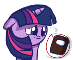 Size: 1850x1520 | Tagged: safe, artist:laserpewpewrblx, twilight sparkle, g4, book, book denial, bookhorse, doodle, female, floppy ears, frown, purple smart, sad, simple background, sketch, solo, that pony sure does love books, thought bubble, transparent background, twilight fuel