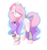 Size: 5100x5400 | Tagged: safe, artist:siimplymeep, oc, oc only, oc:bubblegum, alicorn, pony, absurd resolution, alicorn oc, crown, female, looking up, pose, solo