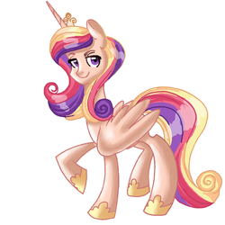 Size: 1024x1024 | Tagged: safe, artist:annaiszoom, princess cadance, g4, female, solo