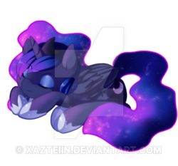 Size: 400x372 | Tagged: safe, artist:loyaldis, princess luna, g4, female, sleeping, solo, watermark