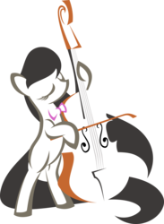 Size: 3000x4090 | Tagged: safe, artist:up1ter, octavia melody, earth pony, pony, g4, bow (instrument), bowtie, cello, eyes closed, female, hooves, lineart, mare, musical instrument, simple background, solo, transparent background