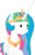 Size: 1385x2160 | Tagged: safe, artist:snecy, princess celestia, g4, female, solo