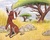 Size: 1004x796 | Tagged: safe, artist:thefriendlyelephant, oc, oc only, oc:kweli masozi, oc:mmiri, oc:nuk, antelope, bontebok, gerenuk, springbok, acacia tree, africa, animal in mlp form, horns, rock, savanna, singing, tall grass, traditional art, tree, trio
