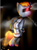 Size: 402x538 | Tagged: safe, artist:mariogamesandenemies, rainbow dash, pony, robot, robot pony, .mov, magic.mov, g4, crush kill destroy swag, female, flying, mare, pony.mov, r-dash 5000, sky, solo, swag