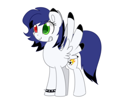 Size: 1280x1024 | Tagged: safe, artist:mlp-firefox5013, oc, oc only, oc:comet blaze, heterochromia, simple background, solo, transparent background