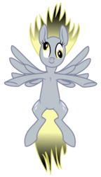 Size: 852x1476 | Tagged: safe, artist:wreckham, derpy hooves, pegasus, pony, g4, burned, female, mare, solo