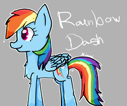 Size: 1024x861 | Tagged: safe, artist:mioumi-kiwaii, rainbow dash, g4, female, solo