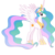 Size: 900x897 | Tagged: safe, artist:myrph, princess celestia, alicorn, pony, g4, crossover, female, mare, pokémon, pokémon sun and moon, simple background, solo, sunbutt, transparent background, vector