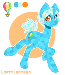 Size: 950x1098 | Tagged: safe, artist:silkensaddle, oc, oc only, oc:lofty lantern, crystal pony, crystal unicorn, pony, unicorn, commission, solo