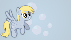 Size: 1920x1080 | Tagged: safe, artist:atmunn, derpibooru exclusive, derpy hooves, pegasus, pony, g4, cutie mark, female, mare, solo, vector, wallpaper