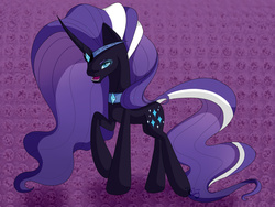 Size: 1600x1200 | Tagged: safe, artist:twigpony, nightmare rarity, g4, female, hoers, solo